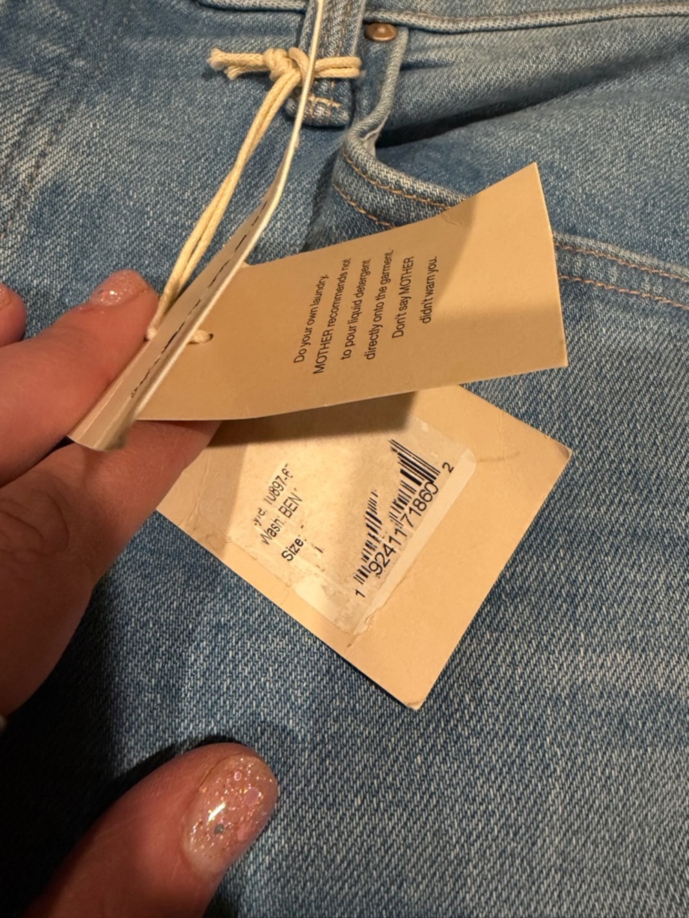 NWT Size 31 MOTHER The Tomcat Straight-Leg Jeans - Picture 3 of 10